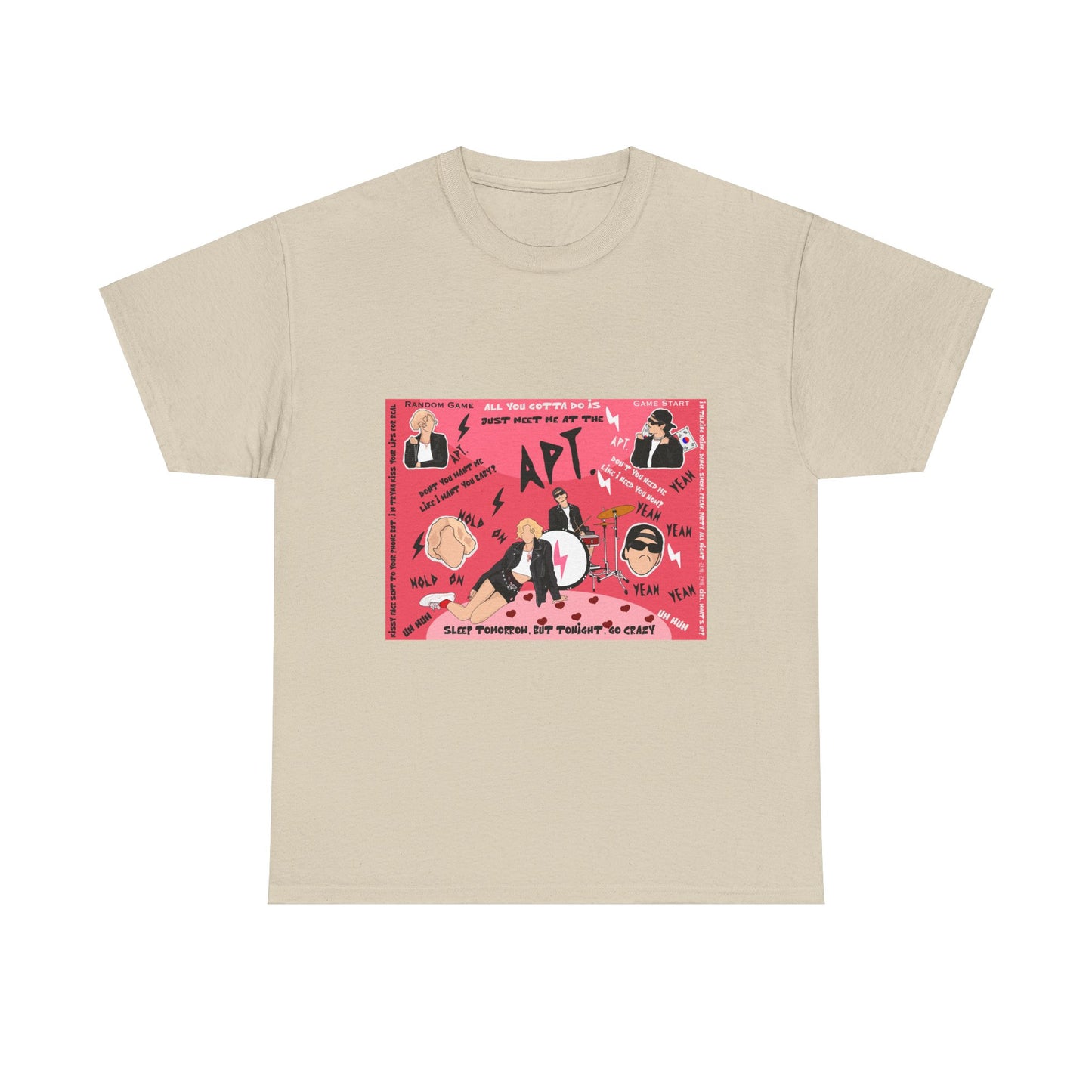 Rosé x Bruno Mars APT Collage Tshirt