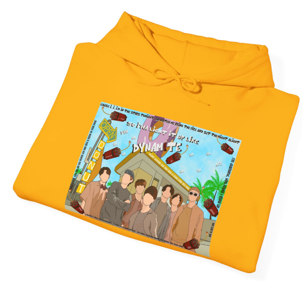 BTS Dynamite Collage Kpop Hoodie