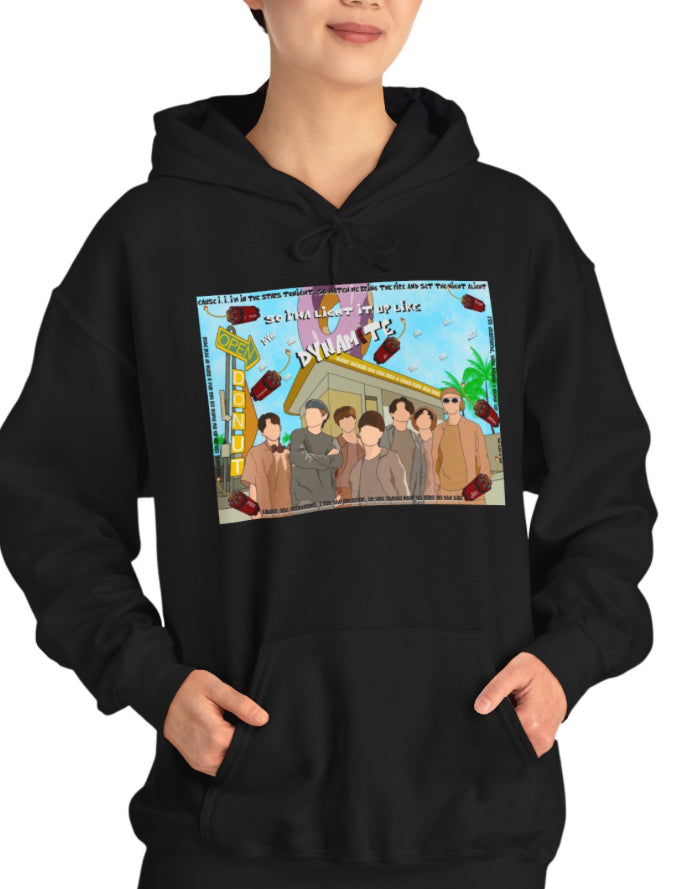 BTS Dynamite Collage Kpop Hoodie