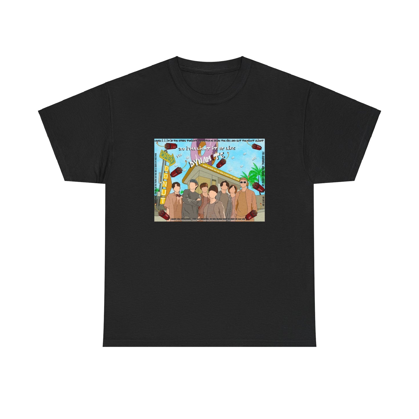 BTS Dynamite Collage Kpop T Shirt