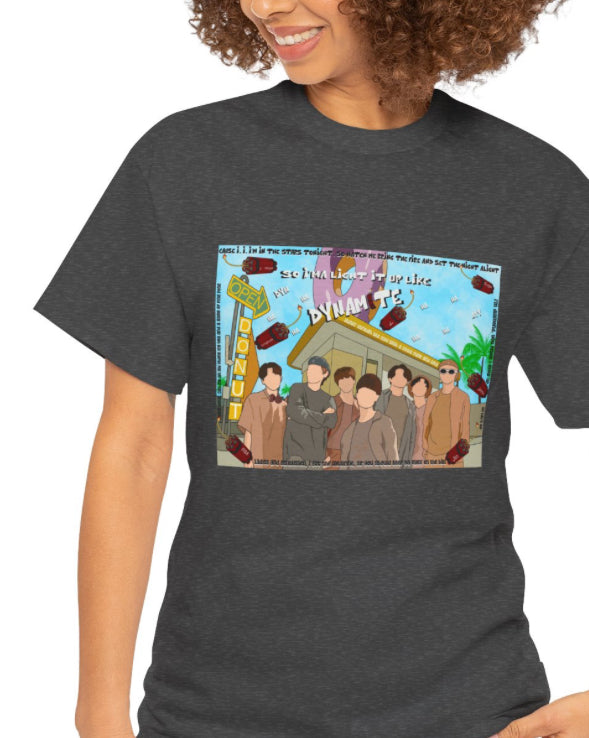 BTS Dynamite Collage Kpop T Shirt