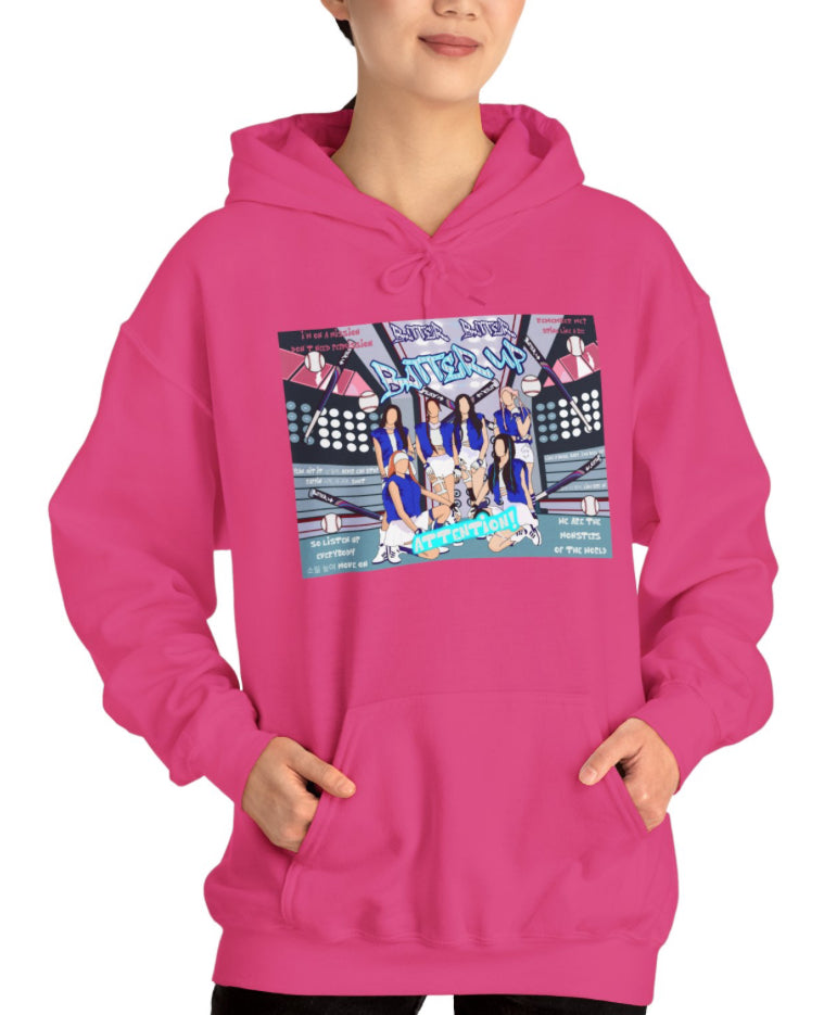 BabyMonster Batter Up Collage K-pop Hoodie