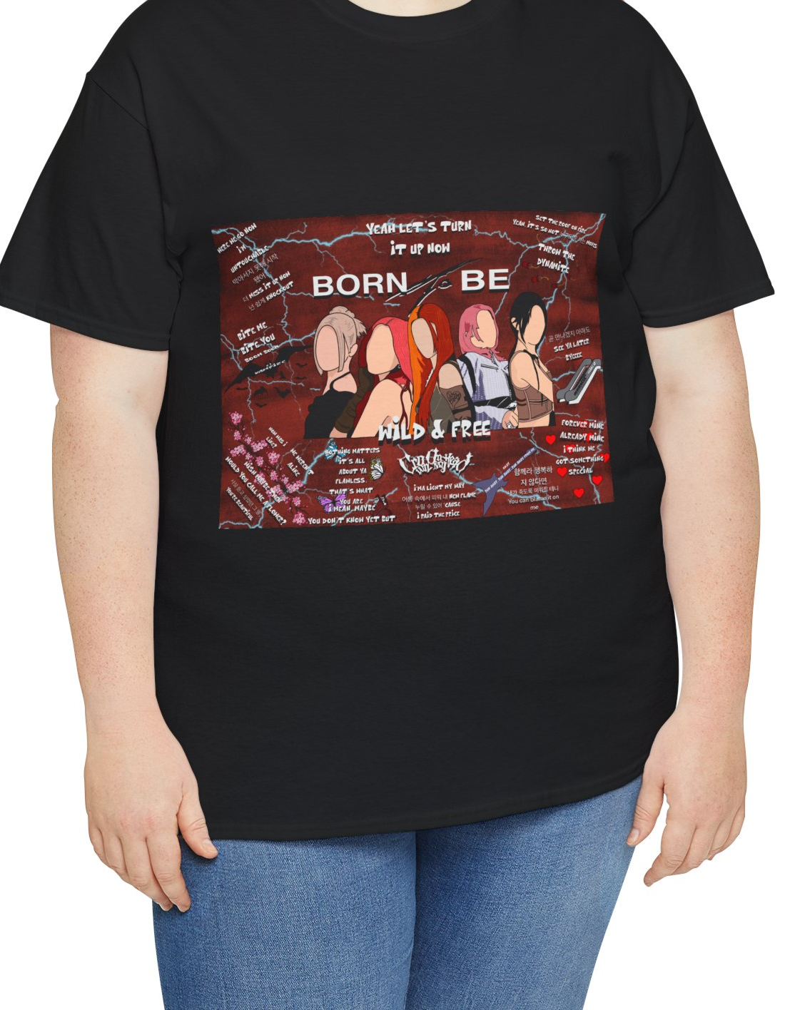 Itzy Born To Be Album Exclusive Collage kpop Shirt