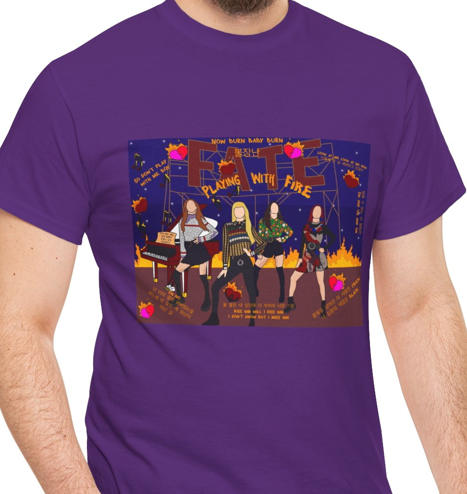 Blackpink Playing With Fire Collage T Shirt