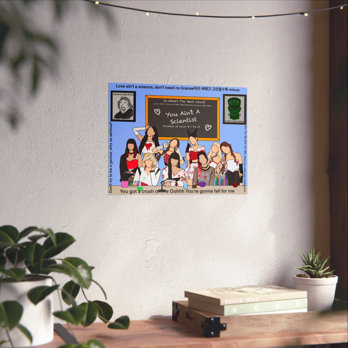 Twice Scientist Collage Poster