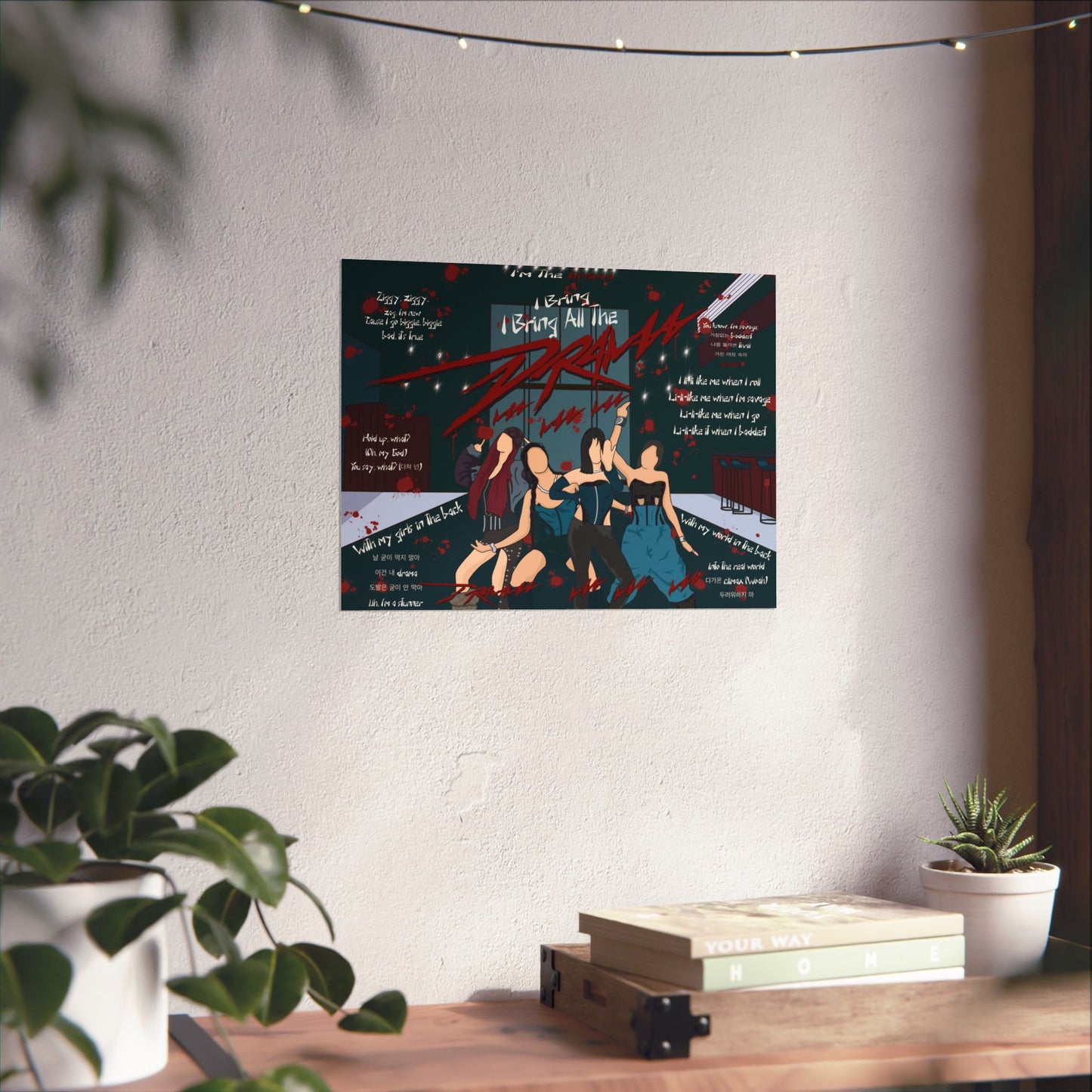 Aespa Drama Collage Poster