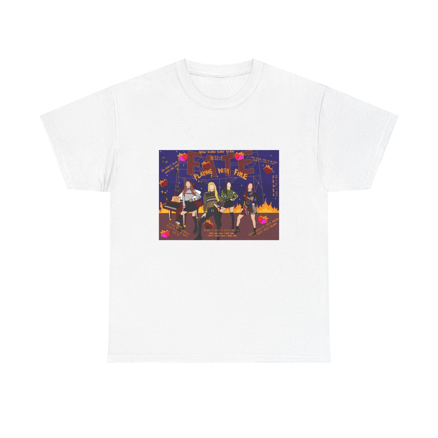 Blackpink Playing With Fire Collage T Shirt