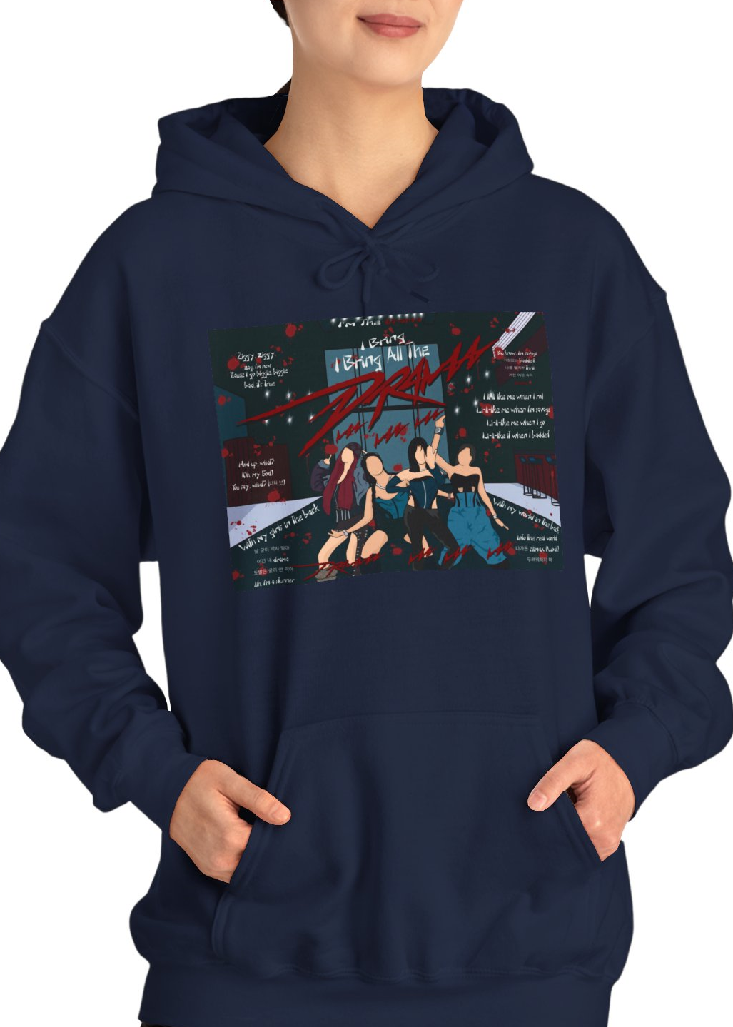 Aespa Drama Collage Kpop Hoodie